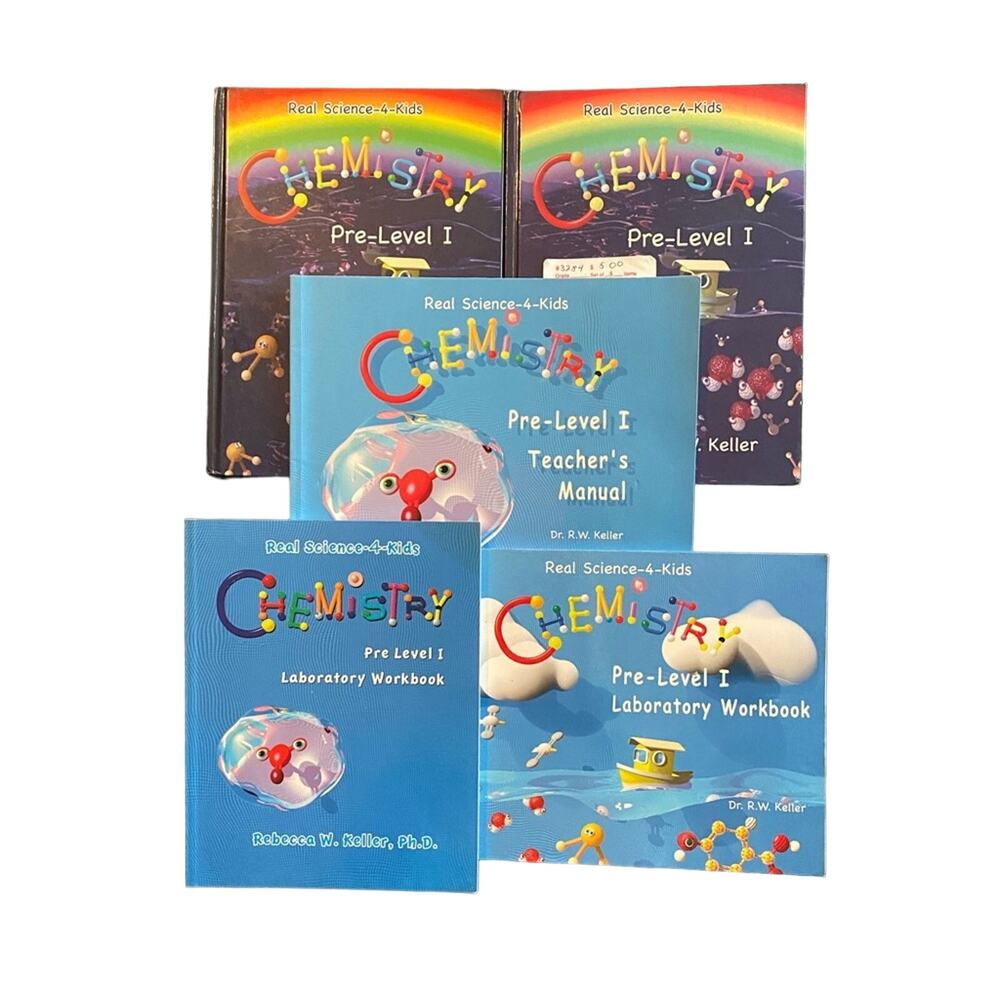 Real Science -4- Kids Chemistry Pre-Level 1 Curriculum Set *See photos